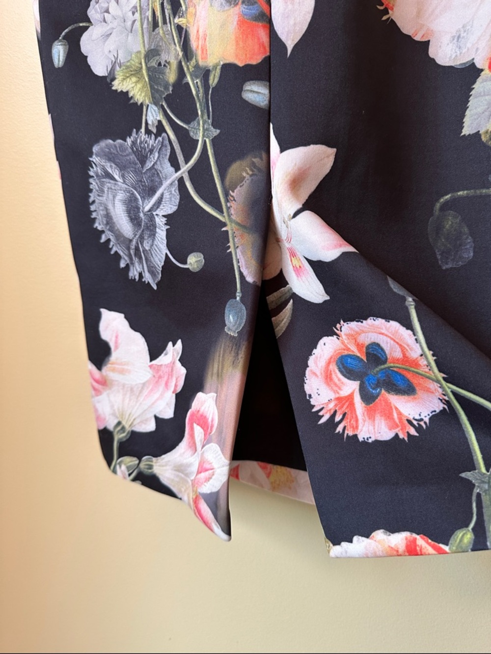 Ted Baker Candiss Opulent Bloom Print Bodycon Midi Dress size 1 - Picture 7 of 11